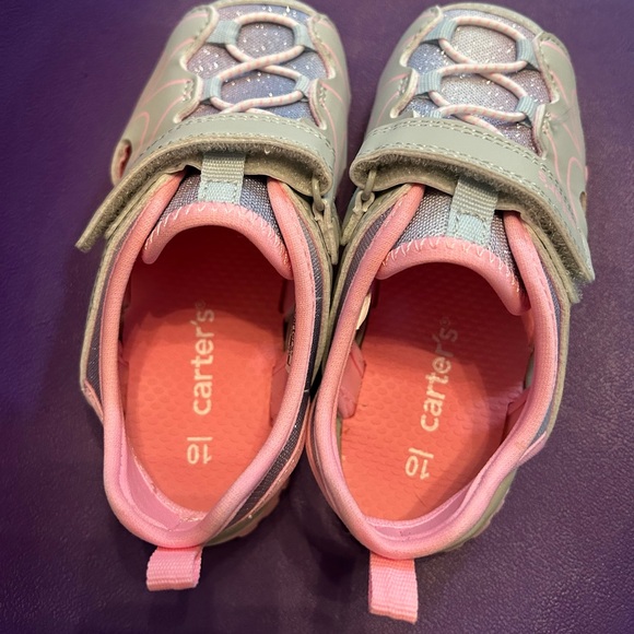 Carter's Kids Blue and Pink Adventure Sandals - Picture 2 of 5